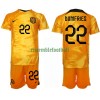 Maillot de Supporter Pays-Bas Denzel Dumfries 22 Domicile Coupe du Monde 2022 Pour Enfant